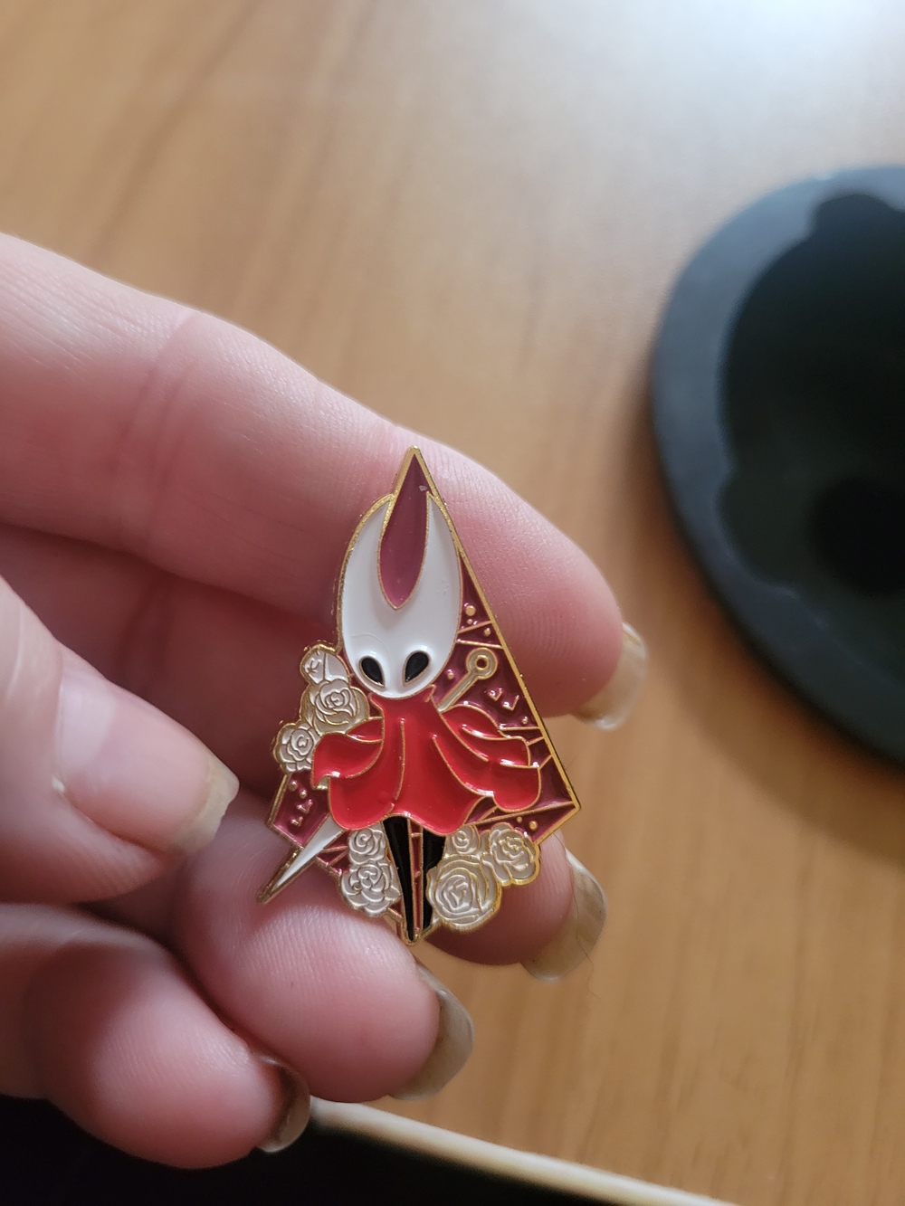 👻BUY 1 GET 1 FREE👻Handcrafted Red Cloaked Hornet Enamel Pin
